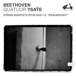 Cover of Beethoven: String Quartets Op. 59 Nos. 1-2, "Rasumovsky" (Live)