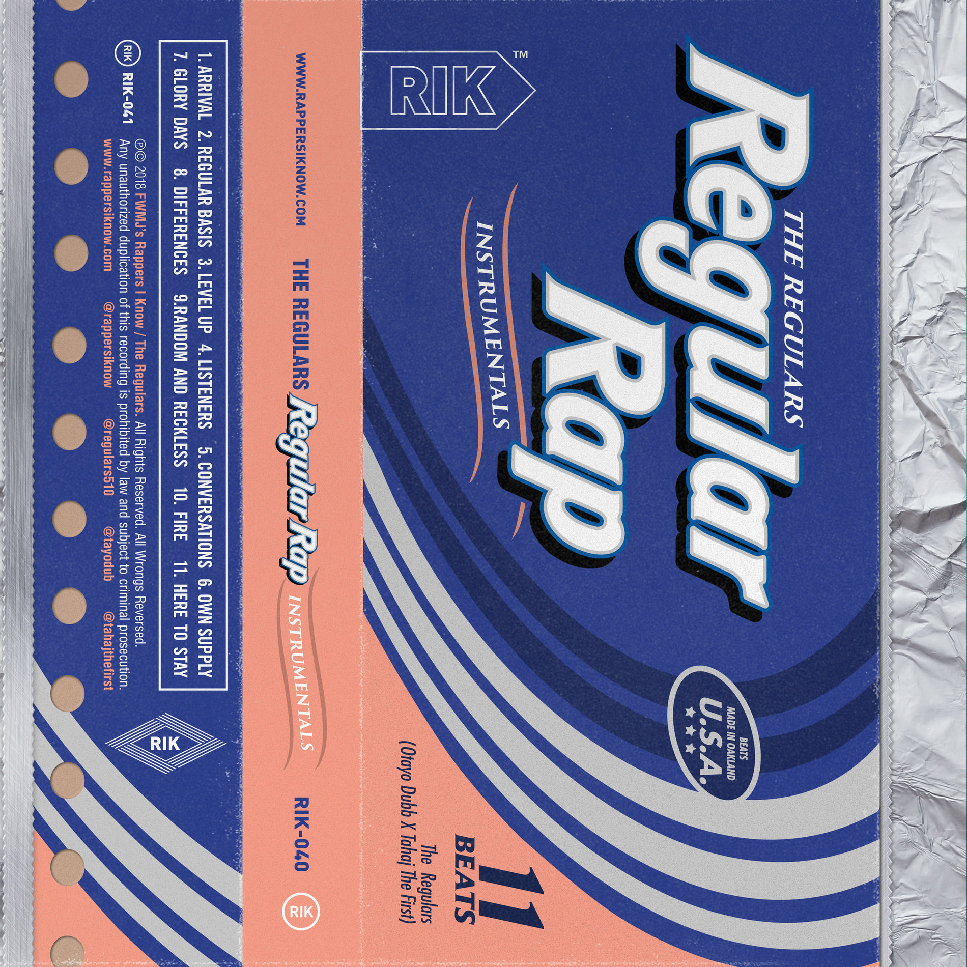 Album cover of Regular Rap Instrumentals