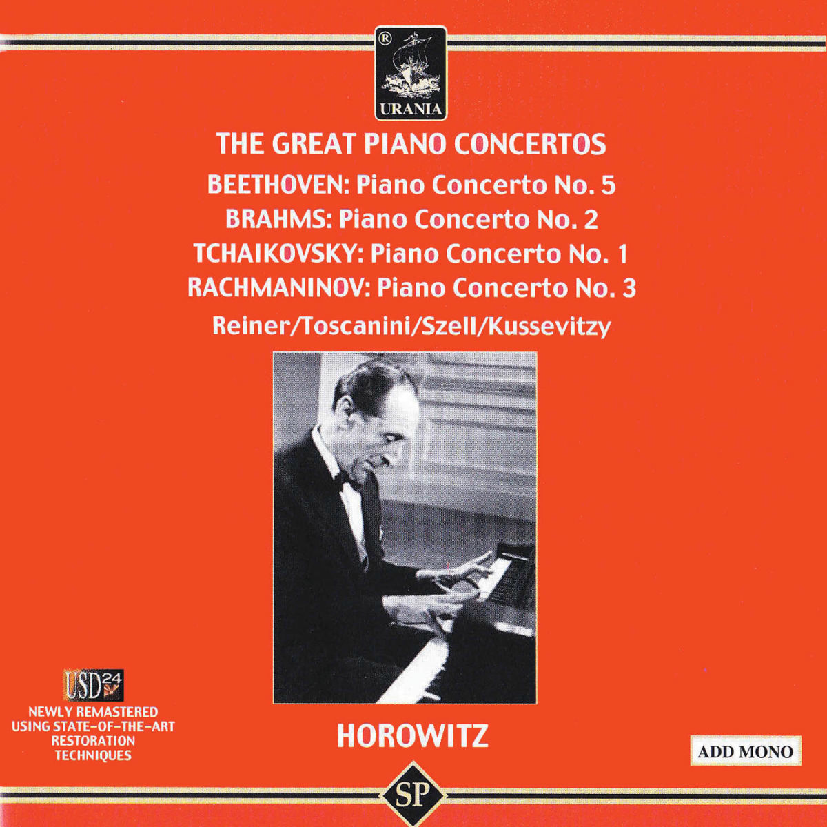 Album cover of The Great Piano Concertos