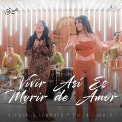 Cover of Vivir así es Morir de Amor