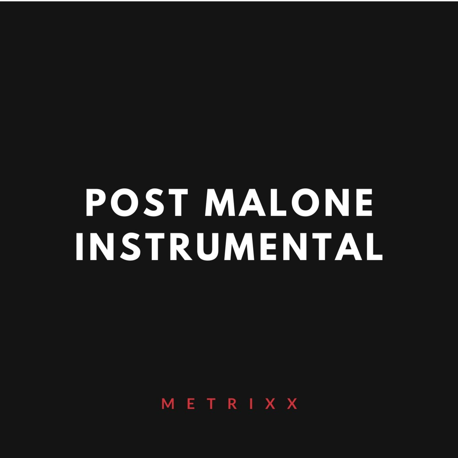 Album cover of Post Malone (Instrumental)