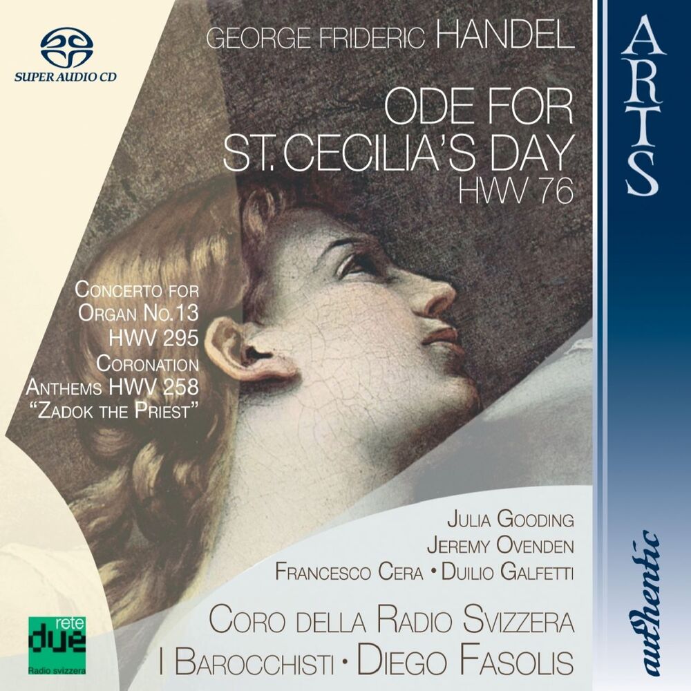 Picture of Handel: Ode for St. Cecilia's Day, HWV 76, Concerto for Organ No. 13, HWV 295 & Coronation Anthems, HWV 258 "Zadok the Priest"