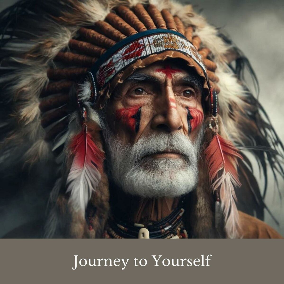 Album cover of Journey to Yourself: Shamanic Drums, Native American Flute, Positive Energy