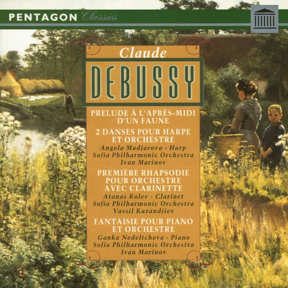 Picture of Debussy: Prelude a l'apres-midi d'une faune - Danse sacree & Danse profane - Premiere rhapsodie - Fantaisie pour piano et orchestr