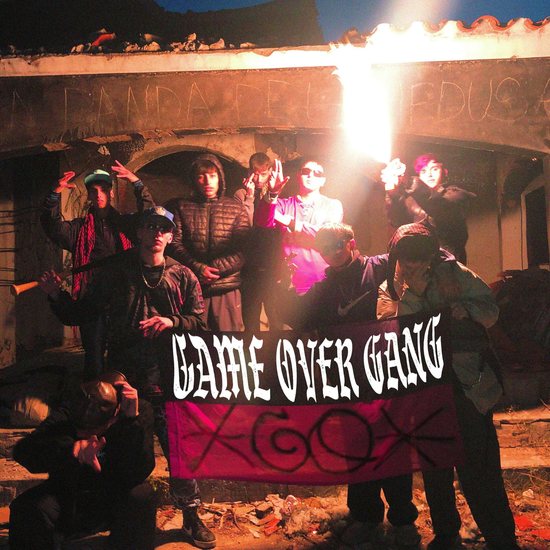 Album cover of Donde estamos? (feat. Rola!, Wh4le, Dani, Guillo, Frost, Gabo & OG alien)