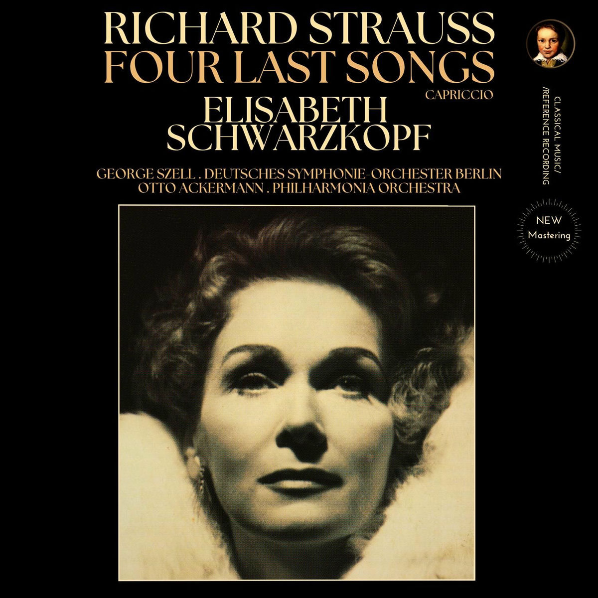 Album cover of Richard Strauss: Four Last Songs & Capriccio by Elisabeth Schwarzkopf (2025 Remastered, Berlin 1965 & London 1953)