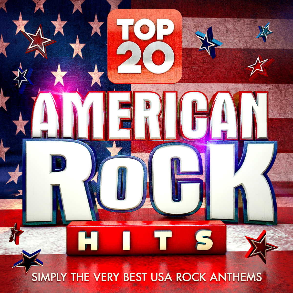 Album cover of Top 20 American Rock Hits - Simply the Very Best USA Rock Classics