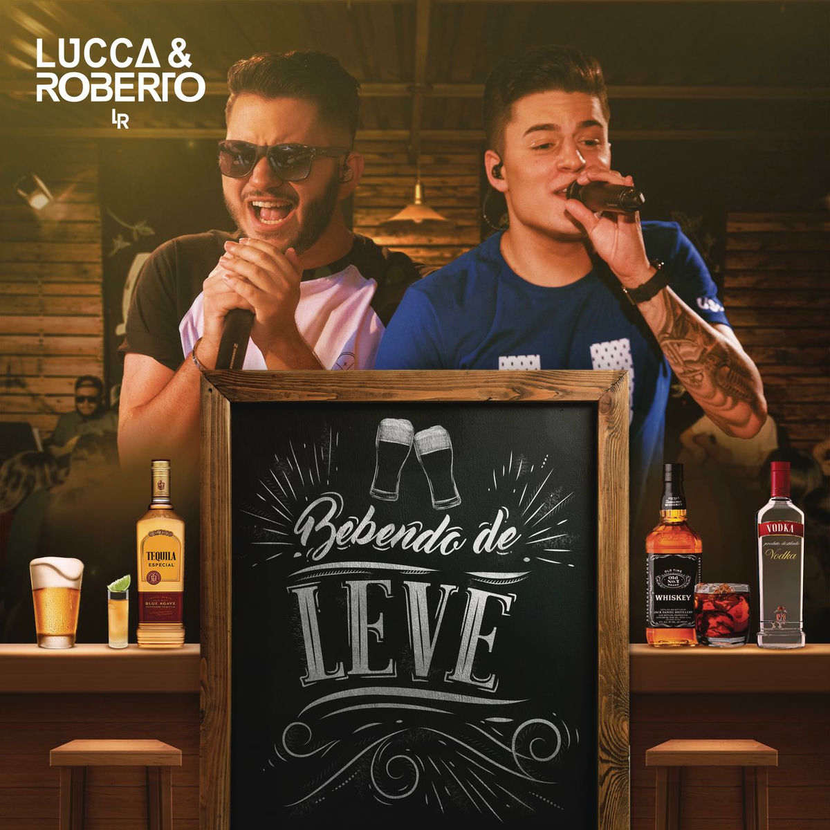 Album cover of Bebendo de Leve (Ao Vivo)