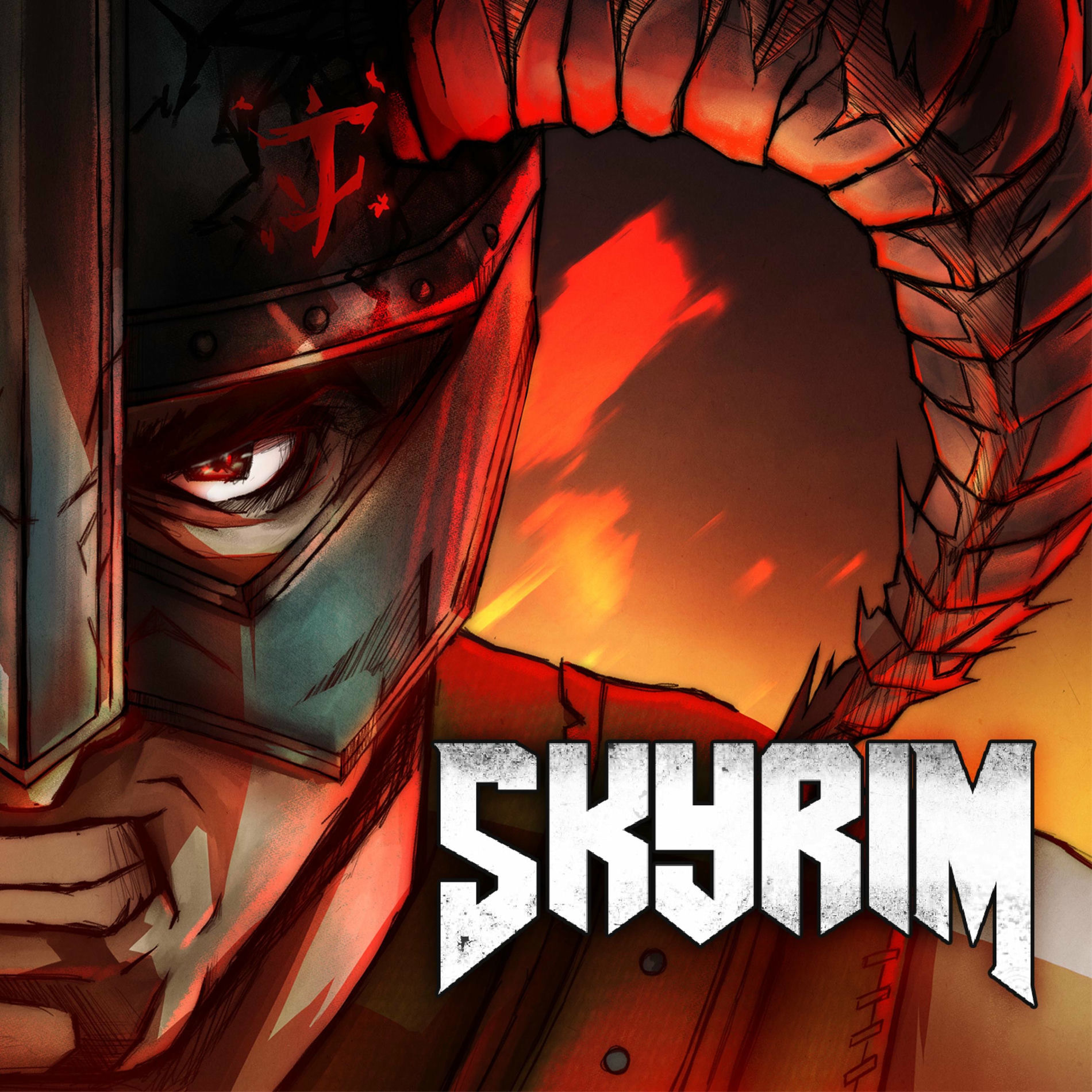 Album cover of Dragonborn (from TES:V Skyrim)