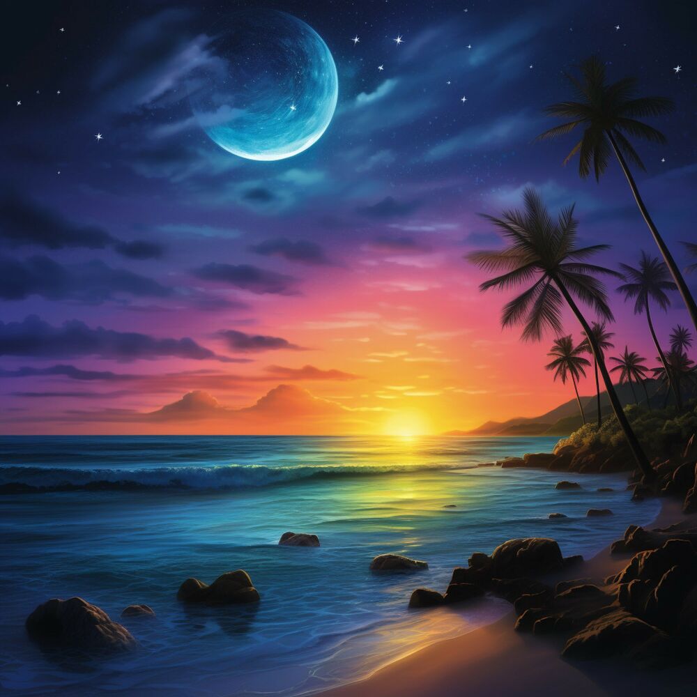 Picture of Ocean's Euphonic Harmony: Nature's Blissful Tides