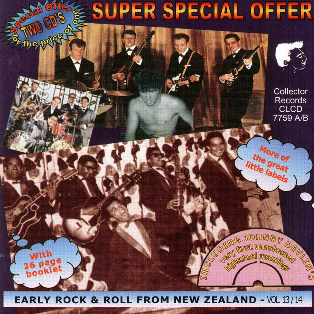 Album cover of Early Rock & Roll from New Zealand, Vol. 13 & 14