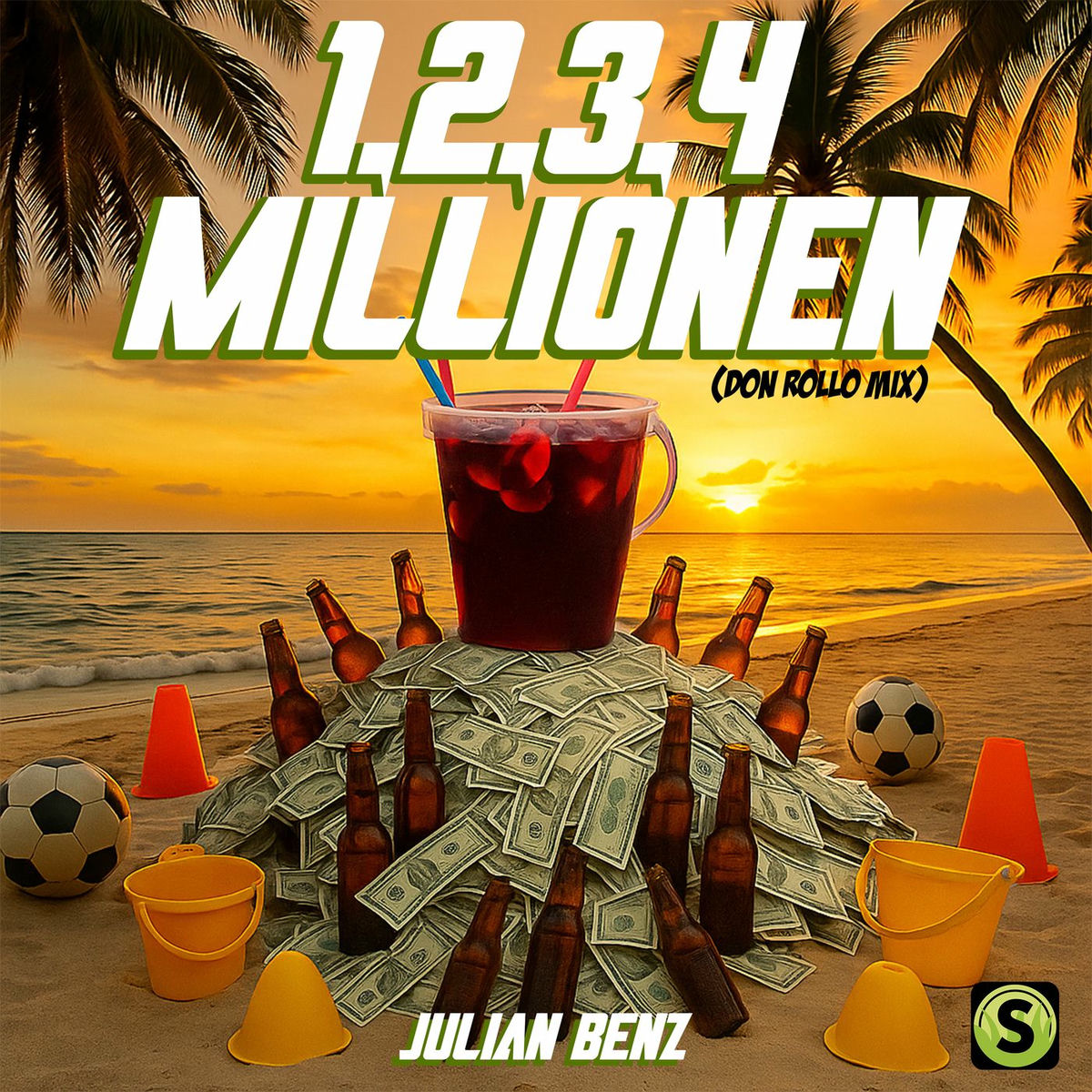 Album cover of 1,2,3,4 Millionen (Don Rollo Mix)
