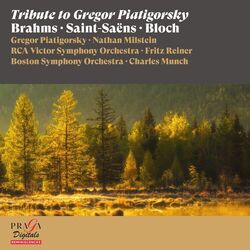 Cover of Tribute to Gregor Piatigorsky [Brahms, Saint-Saëns, Bloch]