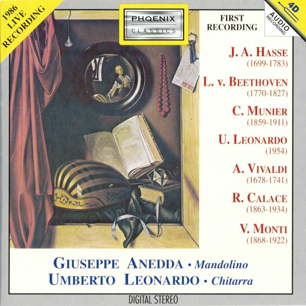 Picture of Johann Hasse, Ludwig van Beethoven, Carlo Munier, Umberto Leonardo, Antonio Vivaldi, Raffaele Calace, Vittorio Monti (1986 Live Recording)