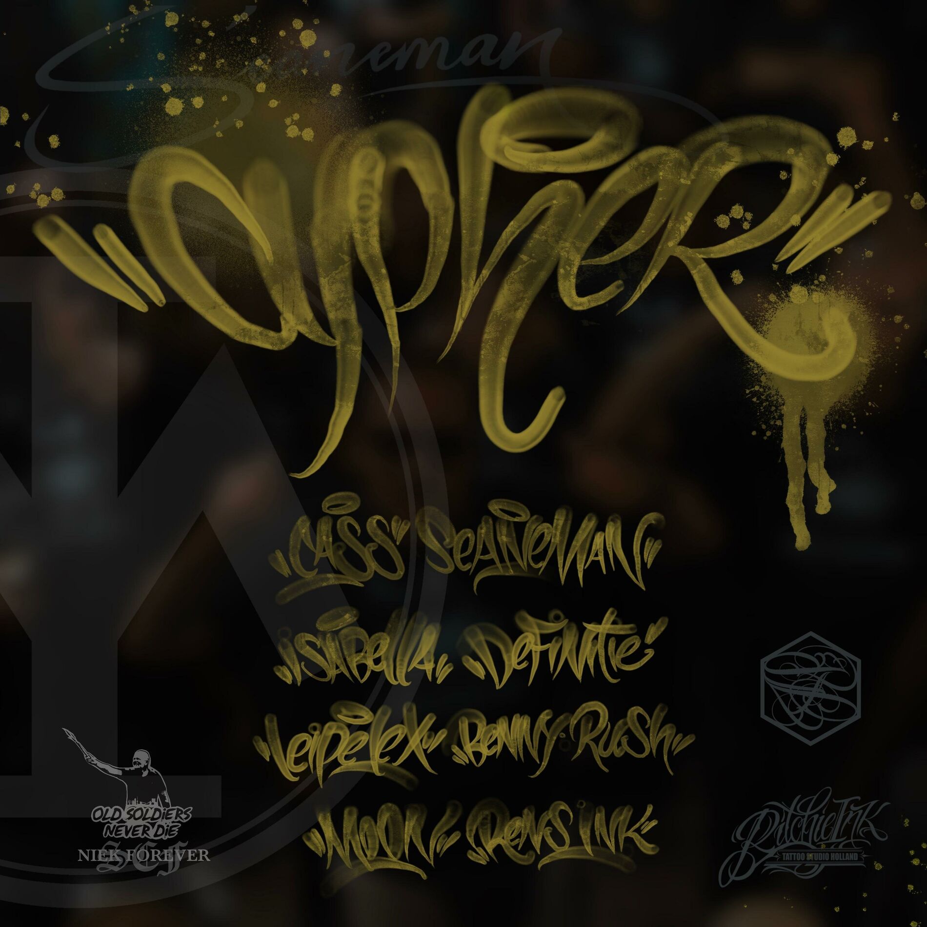 Album cover of Cypher (feat. Cass, Isabella, Definitie, Benny Rush, Leipe Lex, Moon & Rens Ink)