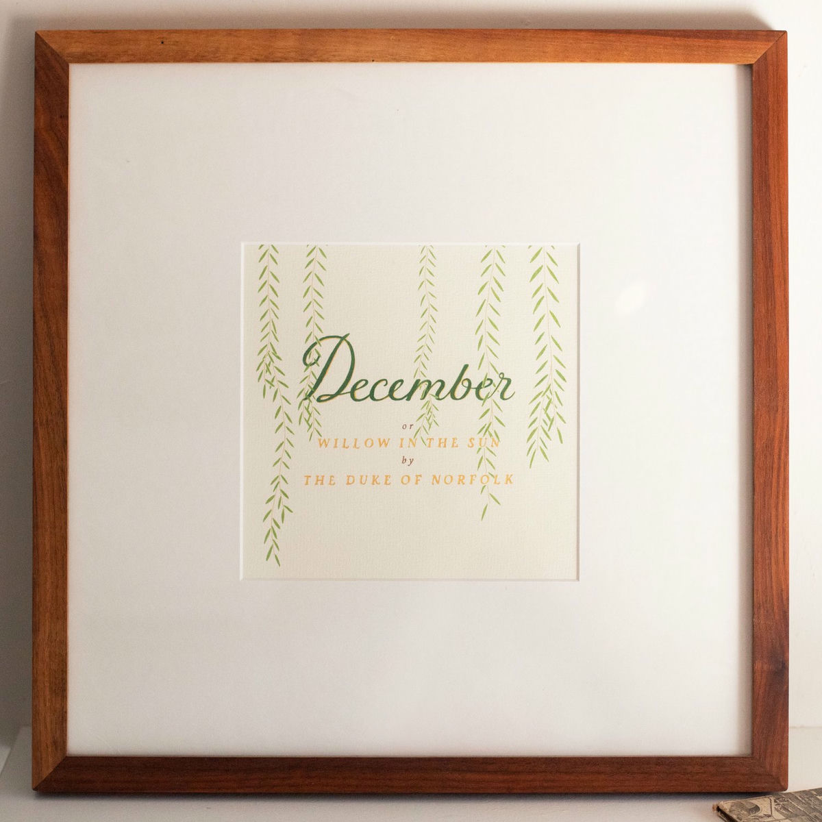 Album cover of December / Willow in the Sun