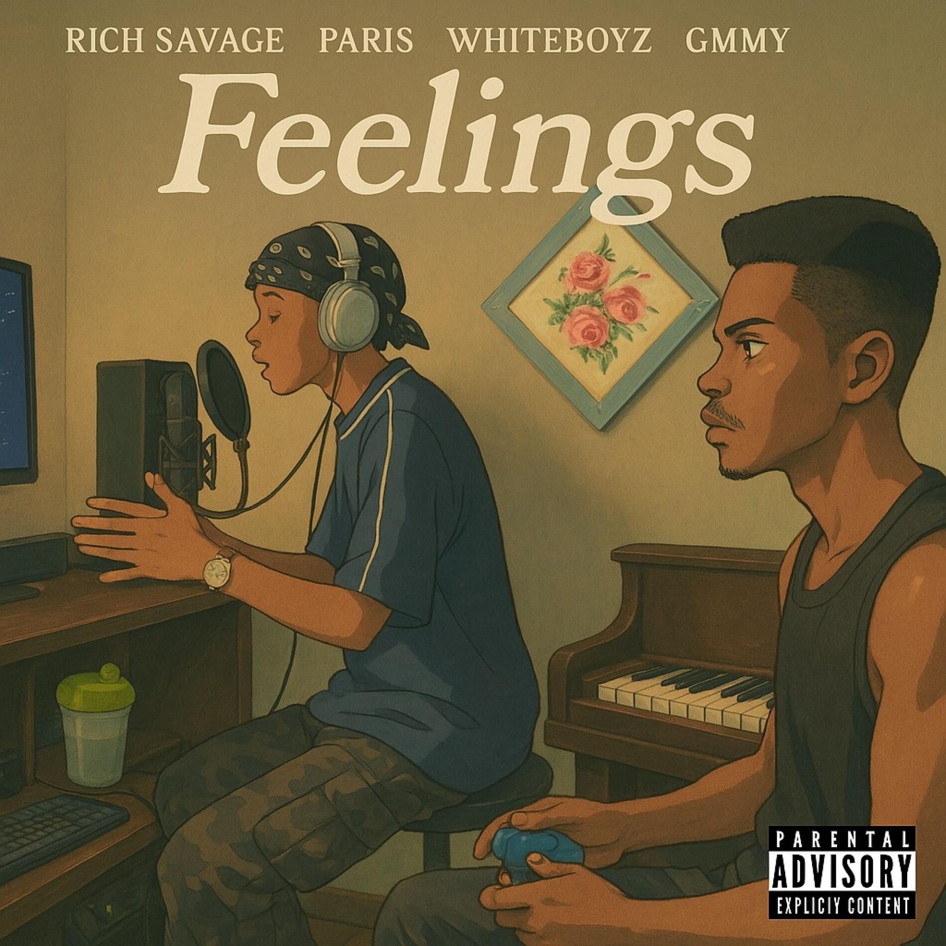 Album cover of Feelings (feat. Whiteboyz, Paris & Gmmy)