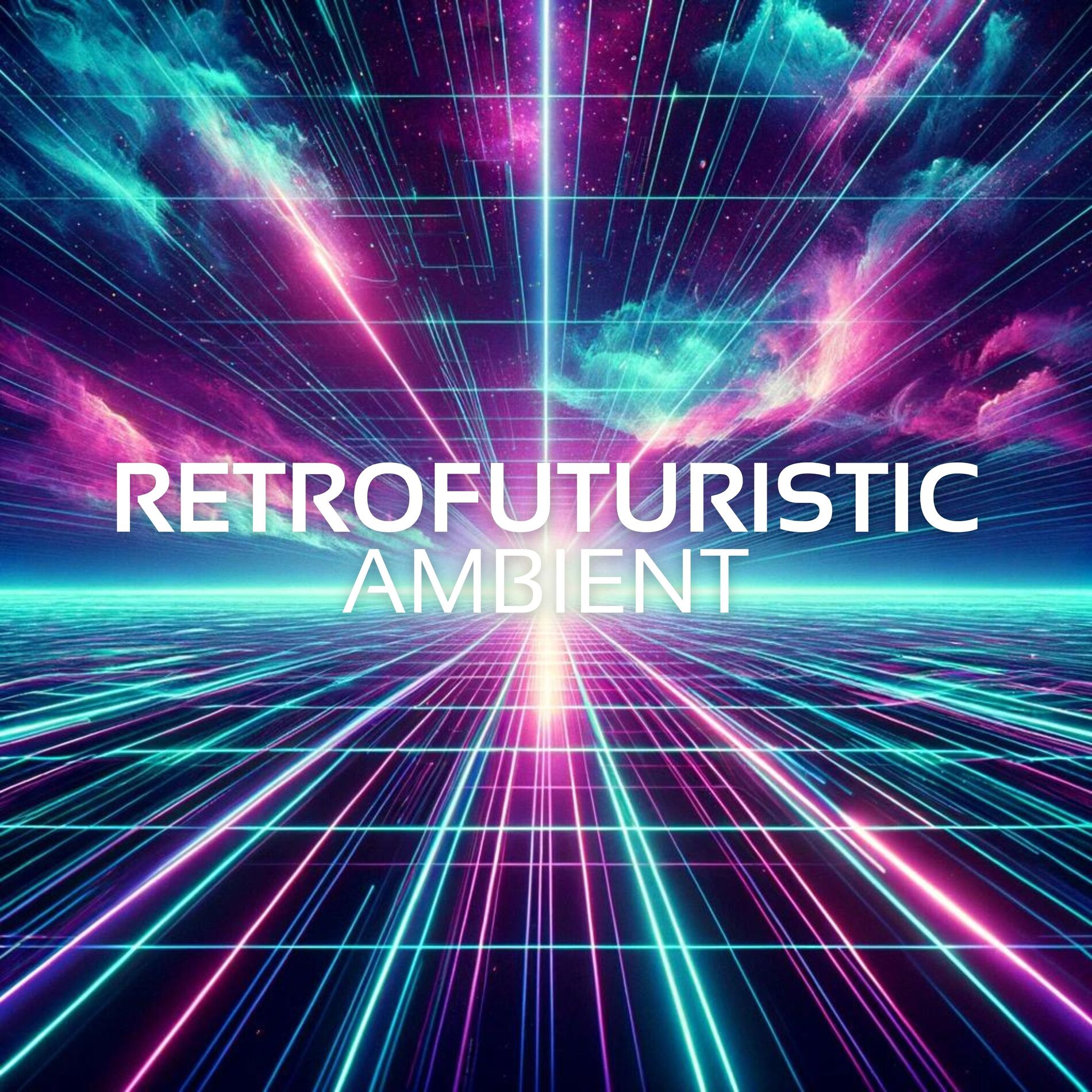 Album cover of Retrofuturistic Ambient: Cybernetic Serenity, Astral Harmonies, Timeless Transcendence