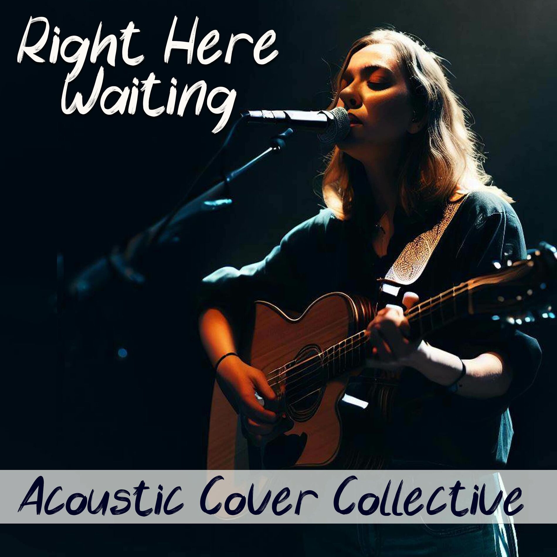 Album cover of Right Here Waiting (Acoustic Cover)