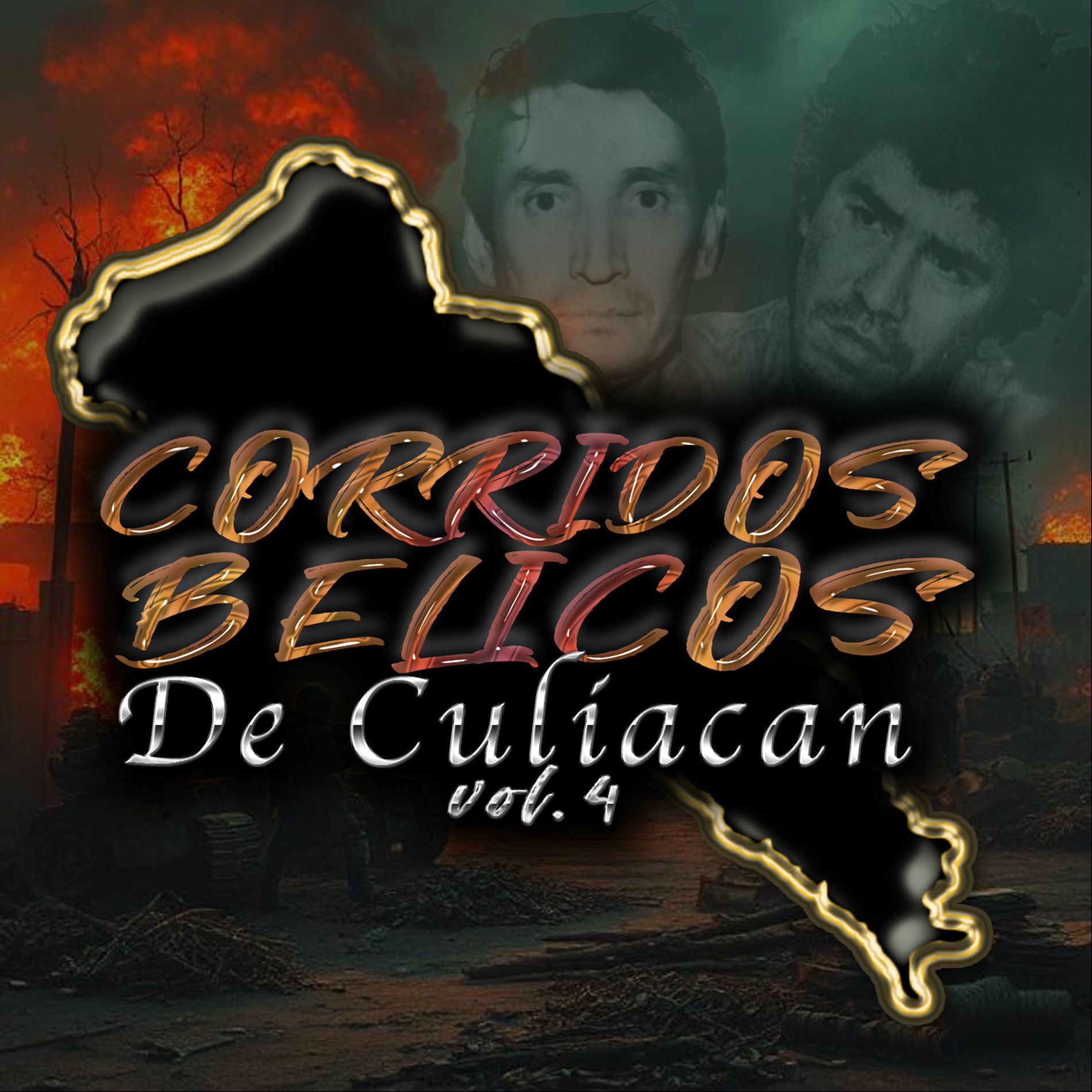 Album cover of Corridos Belicos de Culiacan, Vol. 4