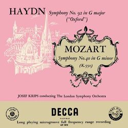 Cover of Mozart: Symphony No. 40; Haydn: Symphony No. 92 (Remastered 2024)