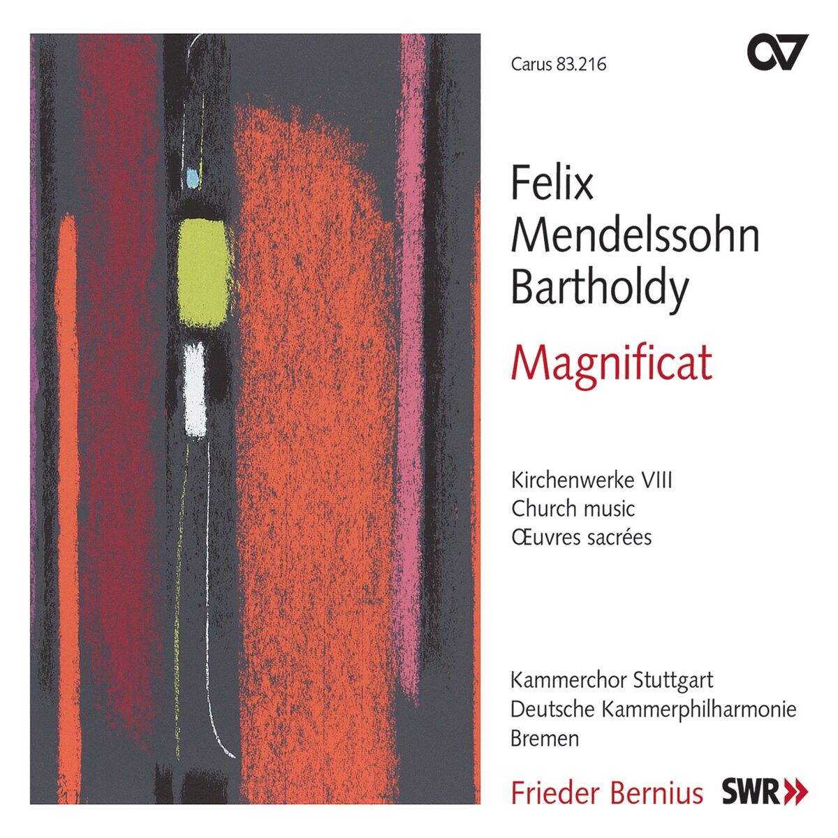 Album cover of Mendelssohn: Magnificat. Kirchenwerke VIII