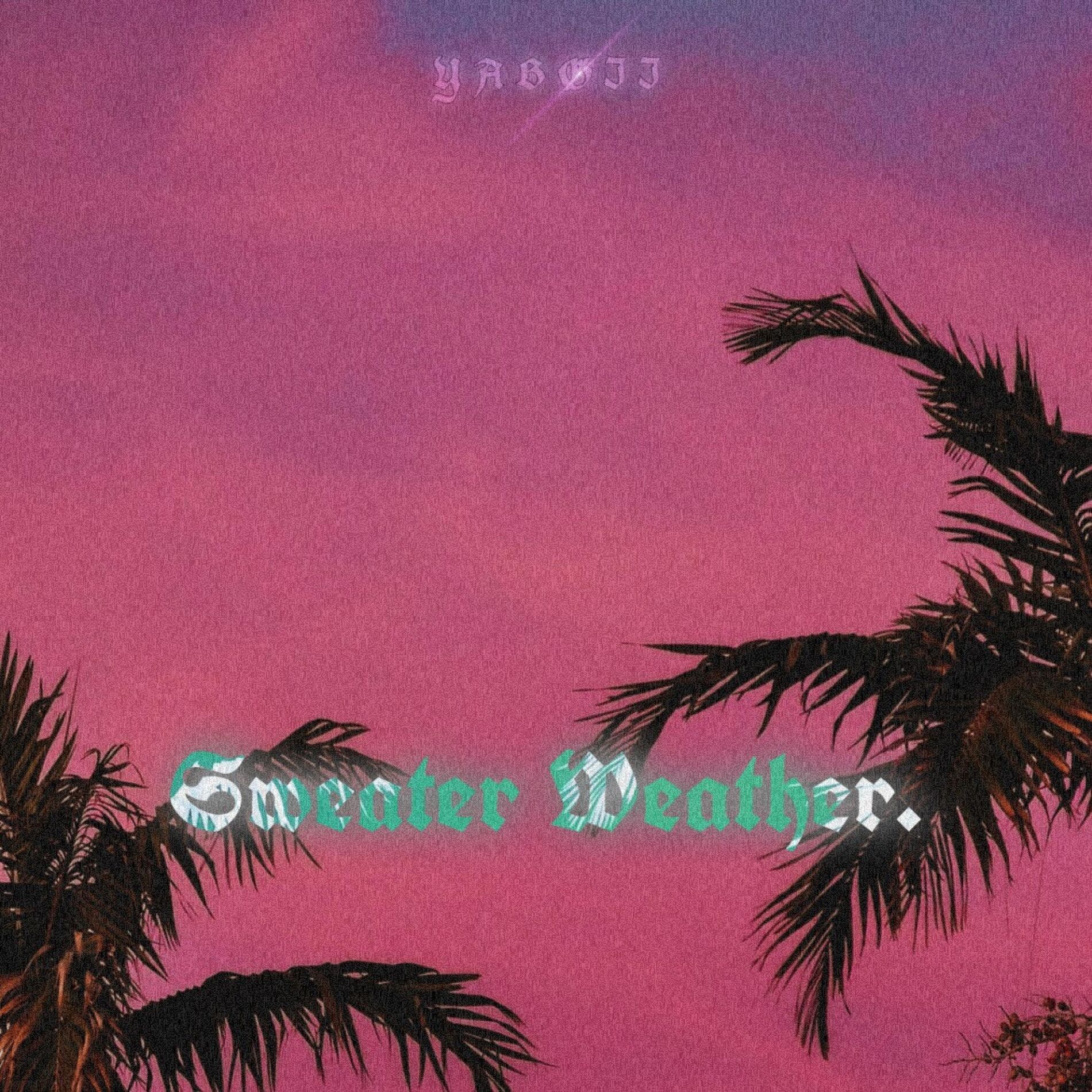 Album cover of sweater weather.