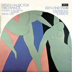 Cover of French Music for Two Pianos; Poulenc; Debussy; Satie