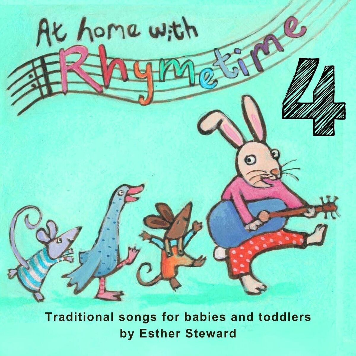 Album cover of At Home with Rhymetime 4