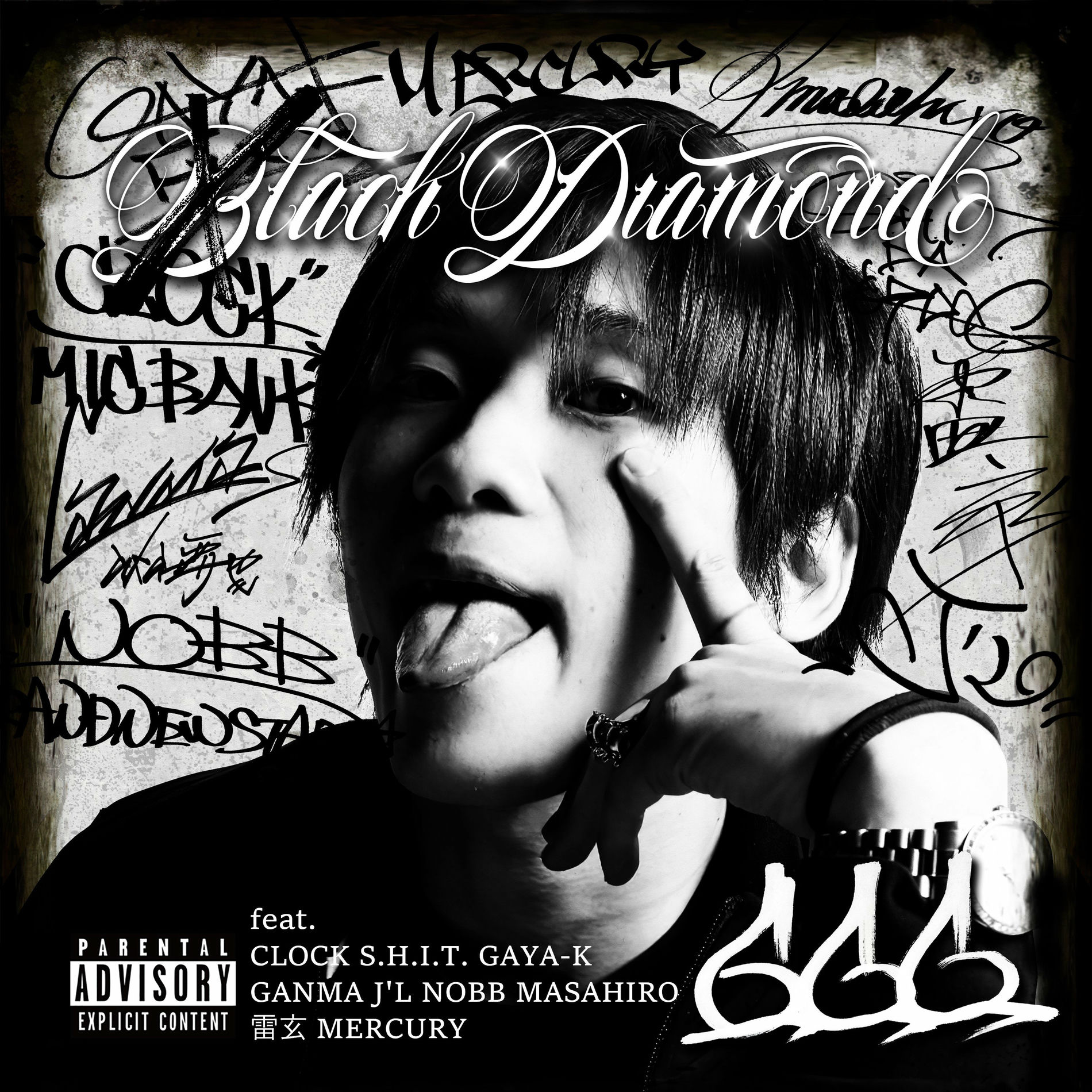 Album cover of BLACK DIAMOND (feat. CLOCK, S.H.I.T., GAYA-K, GANMA, J'L, NOBB, MASAHIRO, RAIGEN & MERCURY)