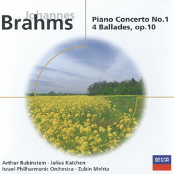 Cover of Brahms: Piano Concerto No.1 in D minor/4 Ballades, Op.10