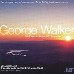 Cover of Walker: Mass - Brahms: Concerto for Piano, No. 2