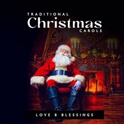 Cover of Love & Blessings: Traditional Christmas Carols, Piano and Violin Instrumental Music