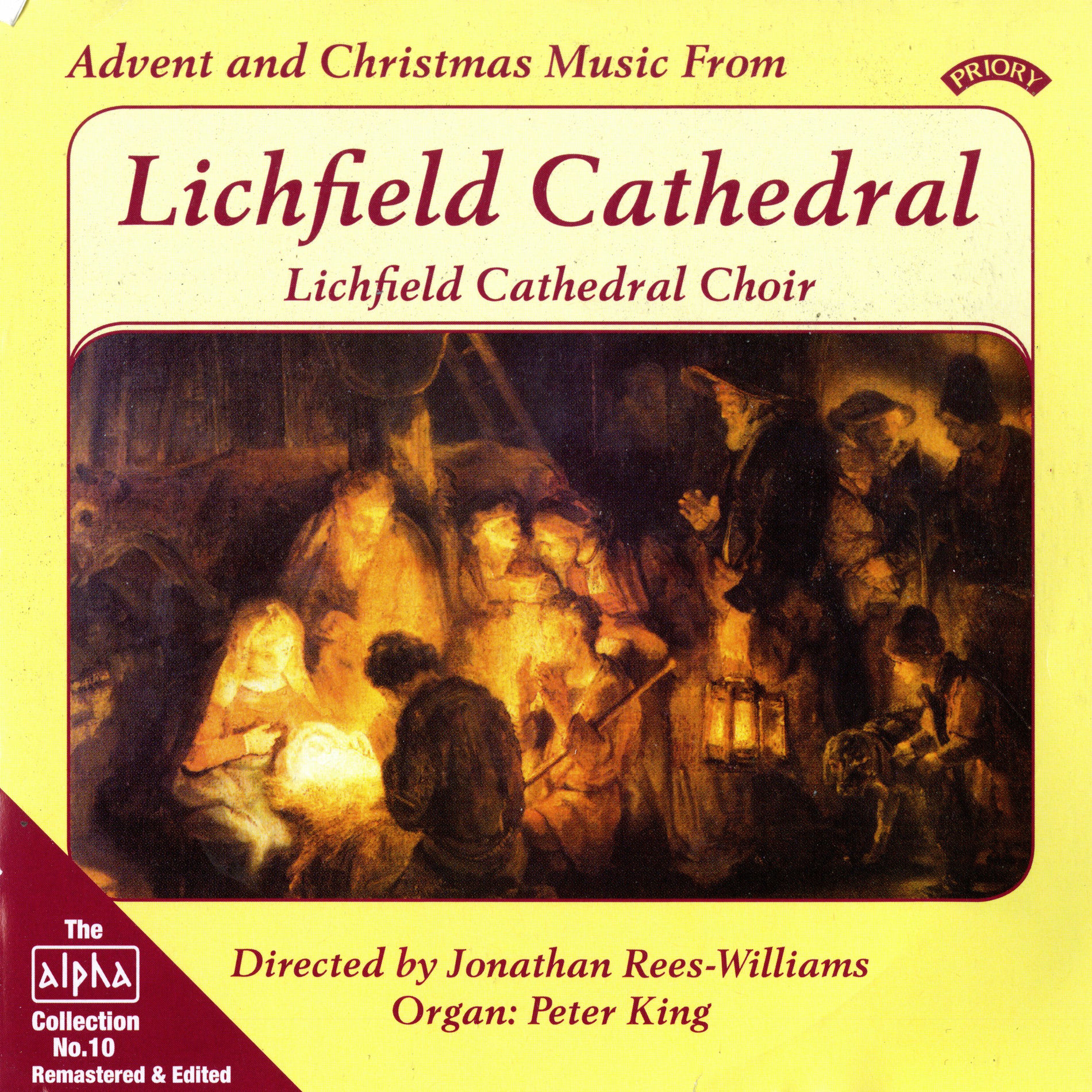 Album cover of Alpha Collection, Vol. 10: Advent & Chrismas Music from Lichfield Cathedral (Remastered)