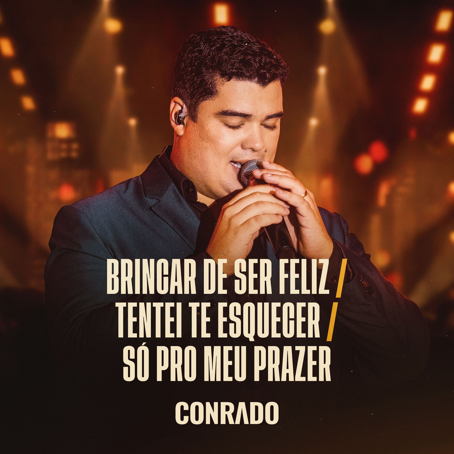 Album cover of Brincar de Ser Feliz / Tentei Te Esquecer / Só pro Meu Prazer (Ao Vivo)