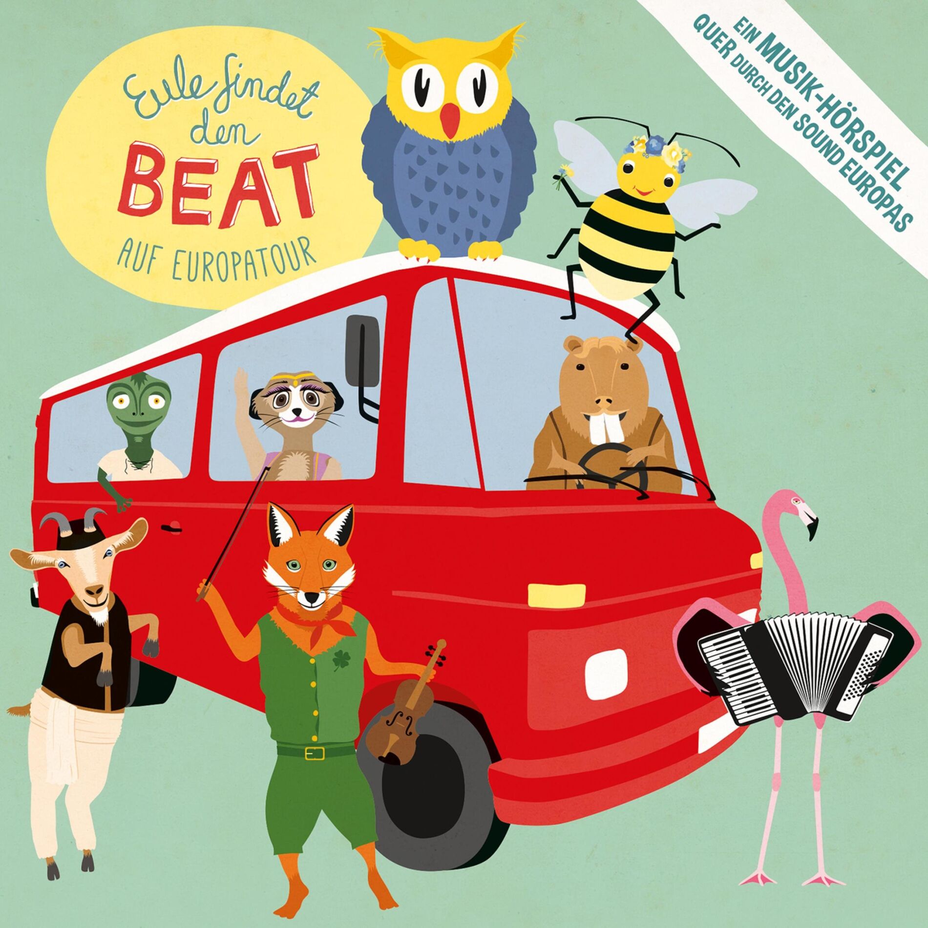 Album cover of Eule findet den Beat - Auf Europatour (Musik-Hörspiel)