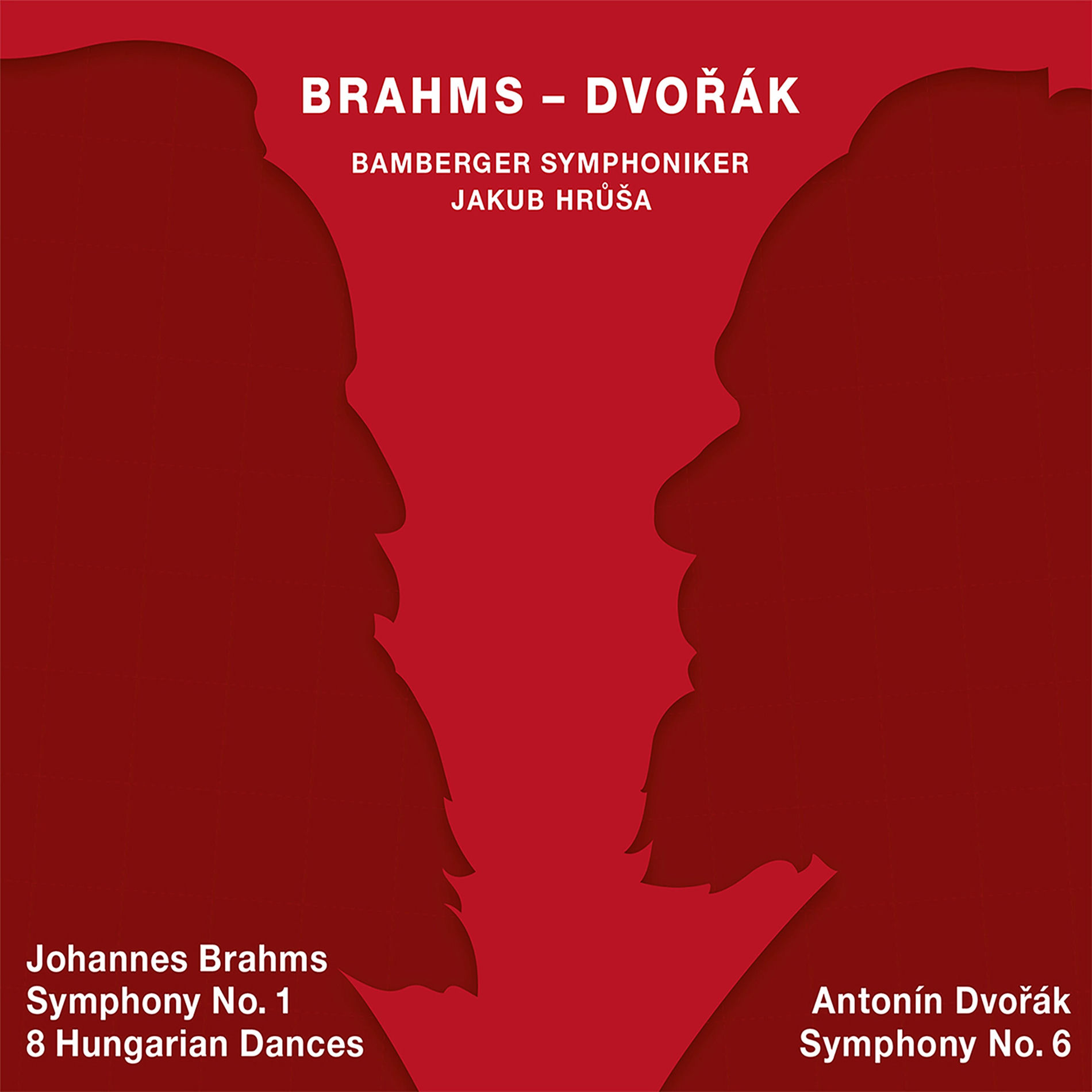Album cover of Brahms: Symphony No. 1 in C Minor, Op. 68 - Dvořák: Symphony No. 6 in D Major, Op. 60, B. 112