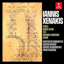 Cover of Xenakis: Nomos Alpha, ST/4, Morsima-Amorsima, Herma & Atrées