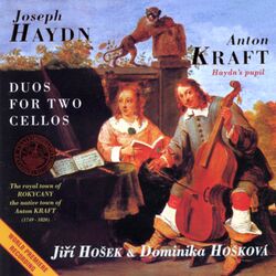 Cover of Joseph Haydn & Anton Kraft: Duos for Two Cellos (World Premiere Recording)