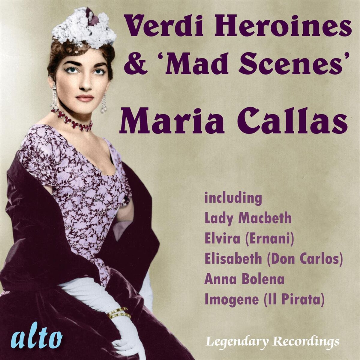 Album cover of Maria Callas sings Verdi Arias & Mad Scenes