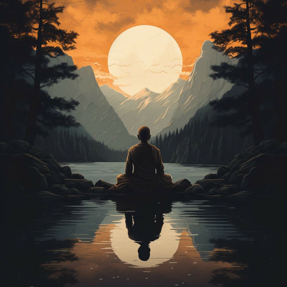 Picture of Meditation Music in the Fire's Embrace: Tranquil Tones