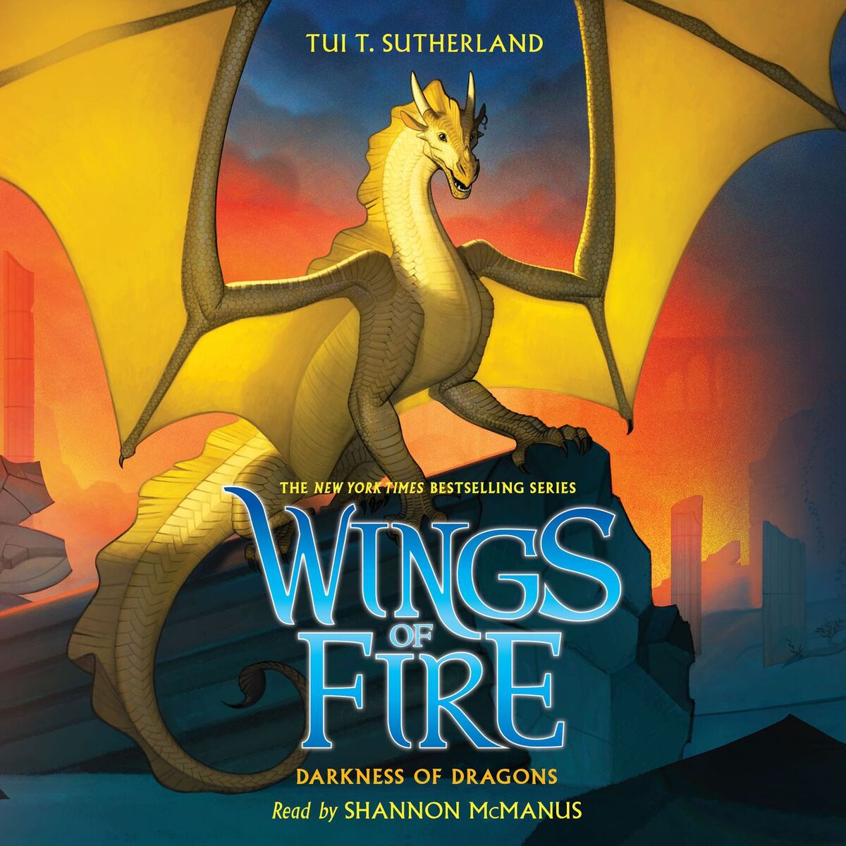 Album cover of Darkness of Dragons - Wings of Fire 10 (Unabridged)