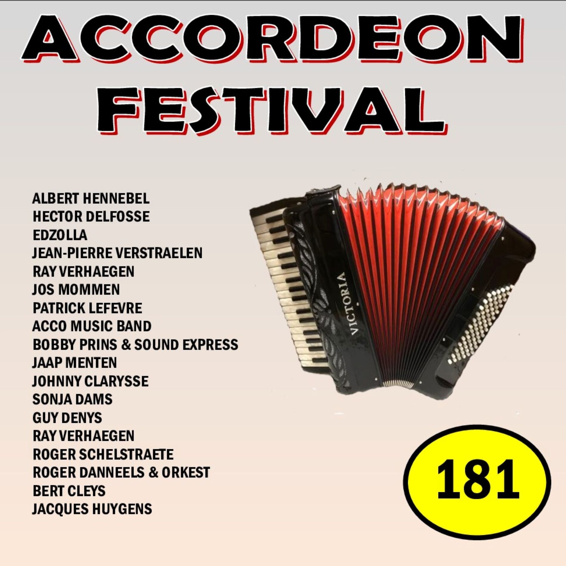 Album cover of Accordeon Festival vol. 181