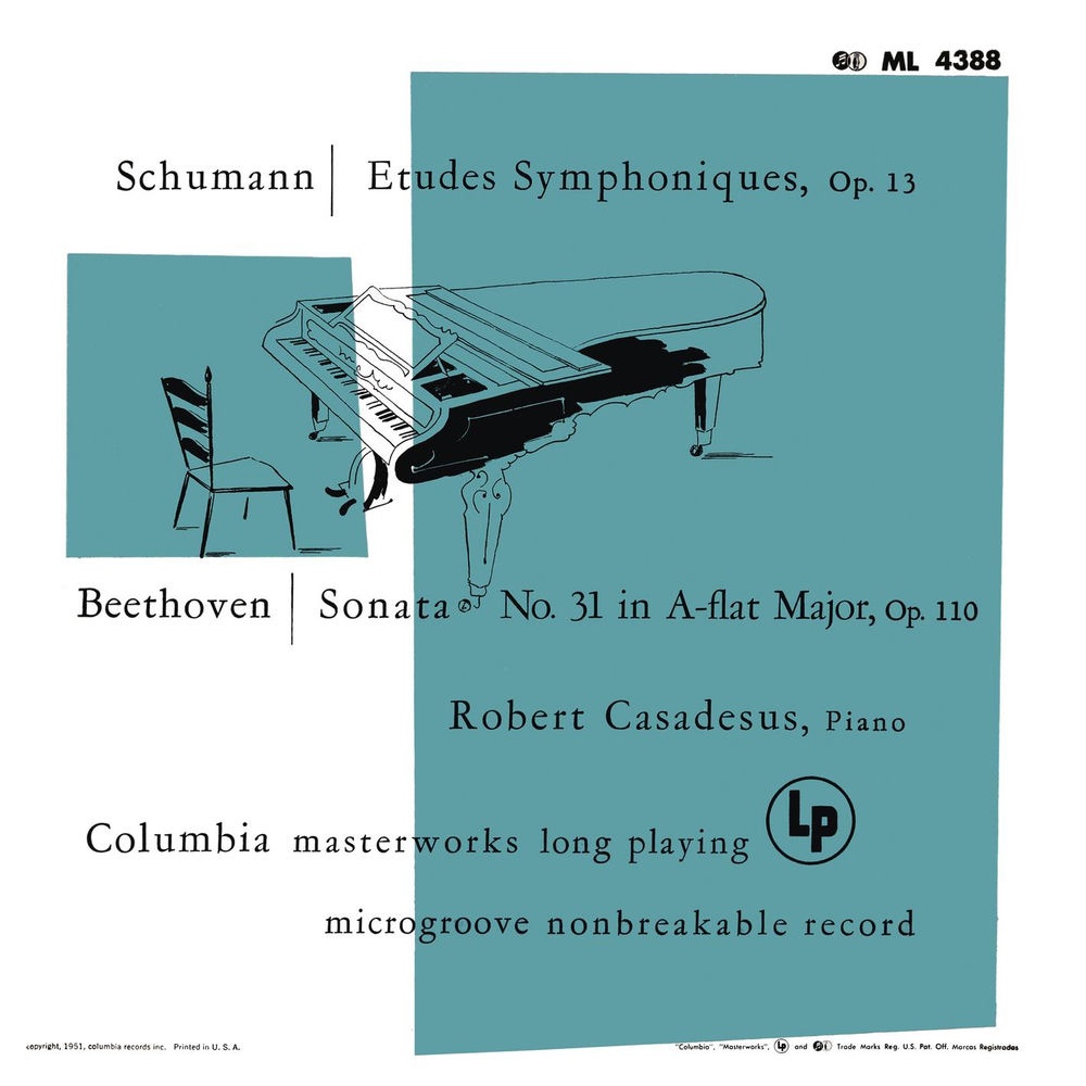 Schumann: Symphonic Etudes for Piano - Beethoven: Piano Sonata No. 31 (Remastered) album cover