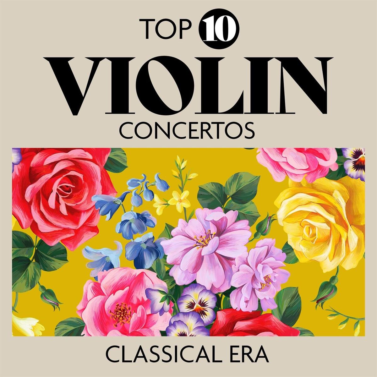 Album cover of Top 10 Violin Concertos - Classical Era