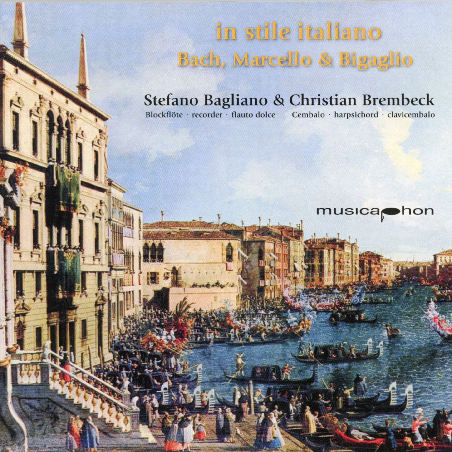 Album cover of in stile italiano