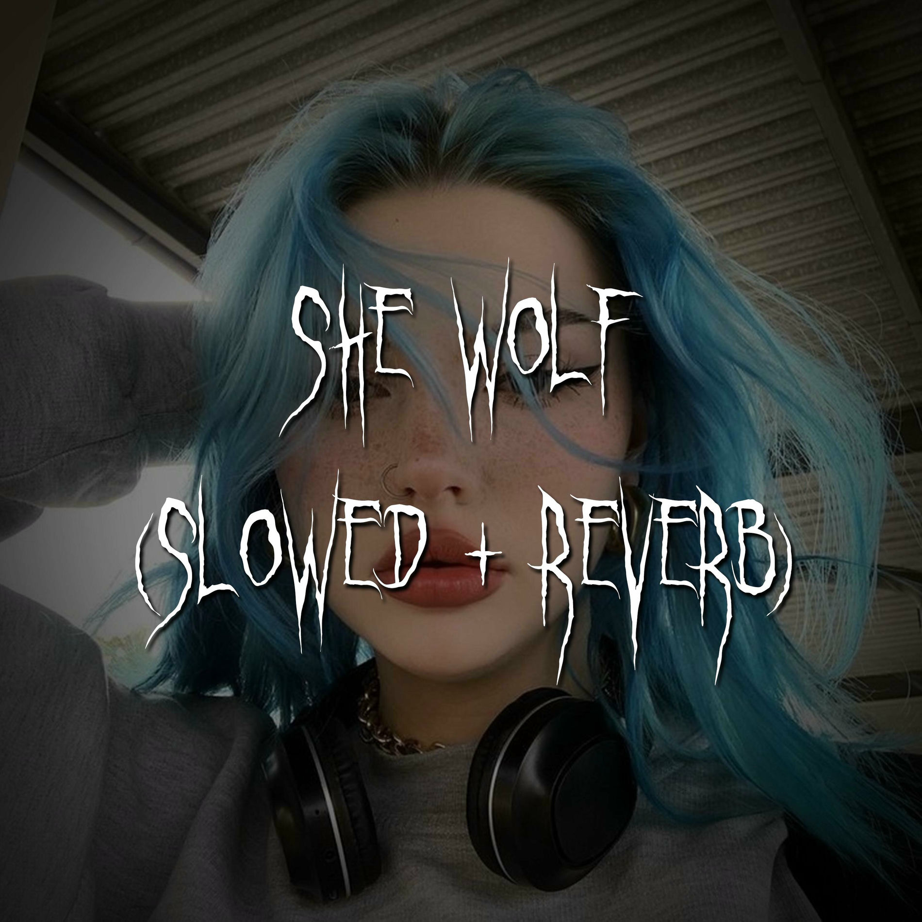 Album cover of she wolf (slowed + reverb)
