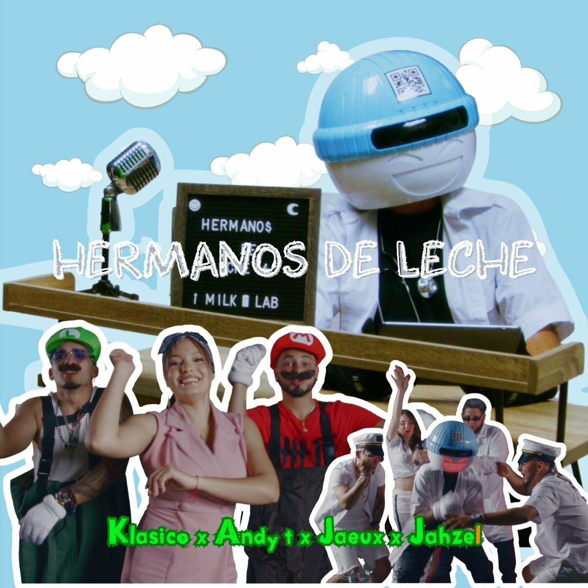 Album cover of Hermanos de leche (feat. andy t)
