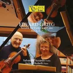 Cover of Edvard Grieg: Sonatas for Violin and Piano Nos. 1, 2 & 3