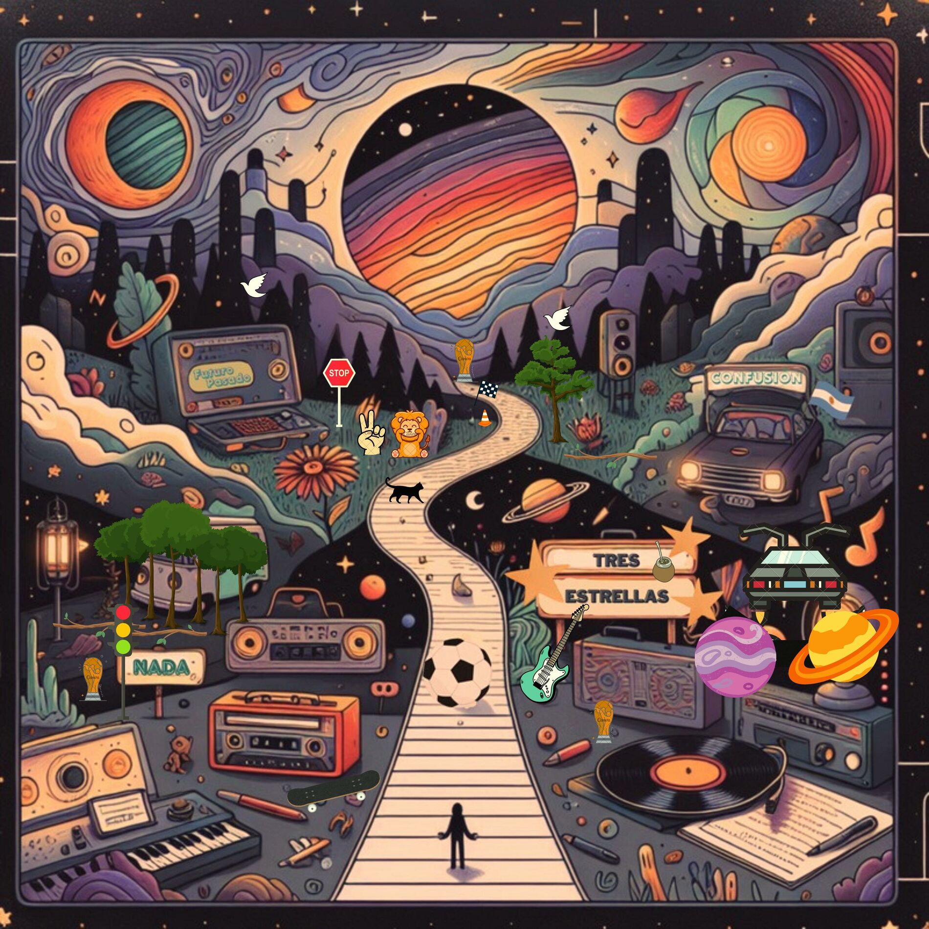 Album cover of Nada: Pasado Estrellado, Futuro Confuso